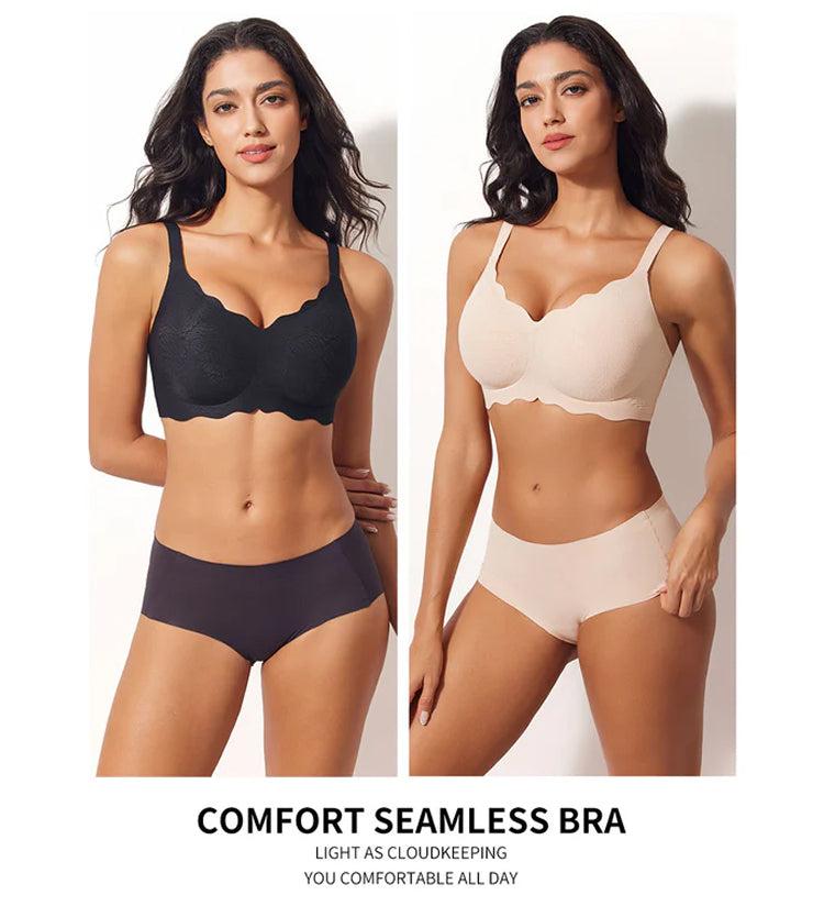 Sujetador sin aros ISA High Bloom: comodidad y realce para mujer (HB) 